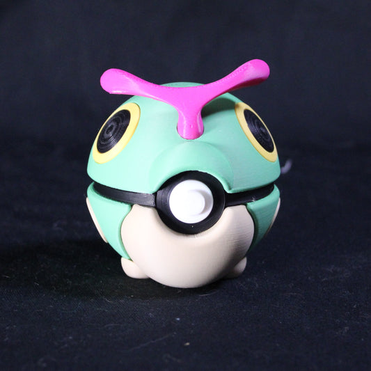 N3D Pokeball #010 Caterpie